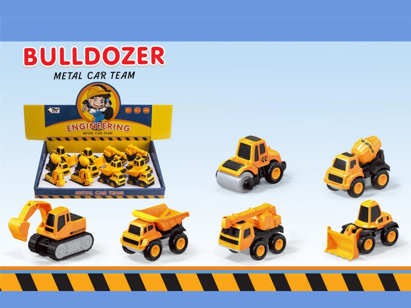 Huili Alloy Engineering Vehicle (12Pcs)
