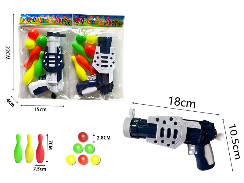 Ping Pong Ball Gun Set