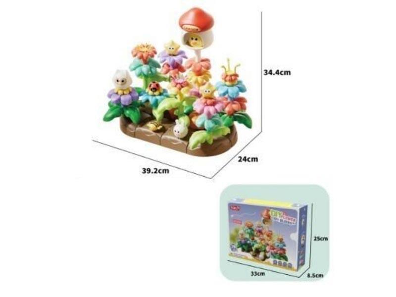 Diy Flower Fun Building Blocks 79F(English Version Box)