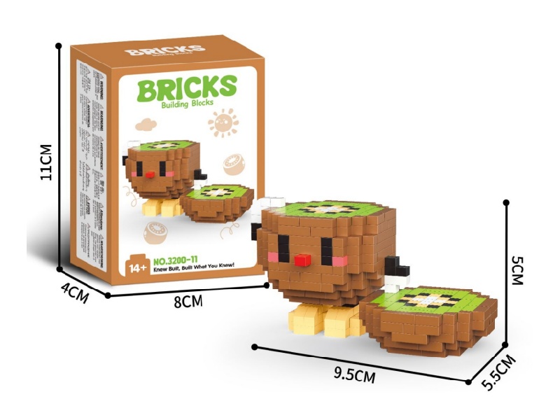 Building Blocks: 361 Pcs Of Kiwifruit