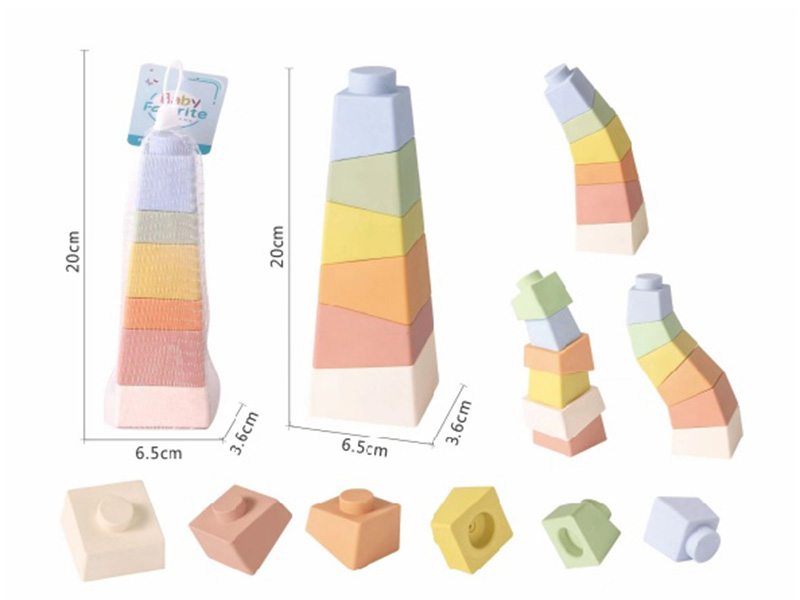 Stackable Square Pillar Vinyl Toy