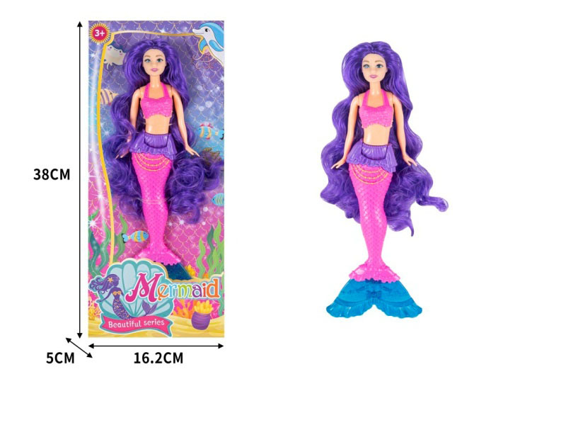 13-Inch Mermaid Long-Haired Princess