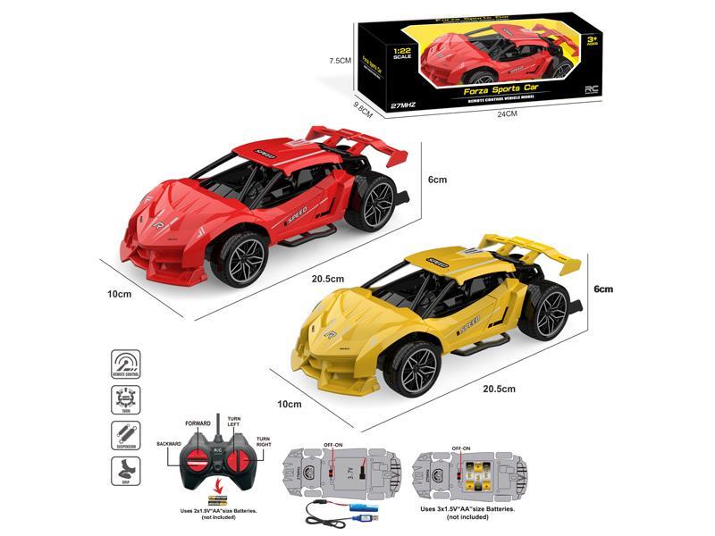 1:22 4CH R/C Skeleton Sports Car
