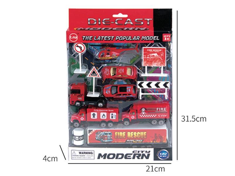 Slide Alloy Car Set