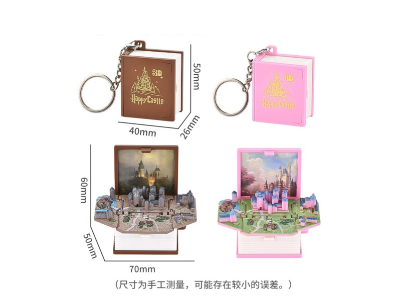 3D Foldable Pop-Up Book -Mini Happy Castle (Upgraded And Enhanced Version)