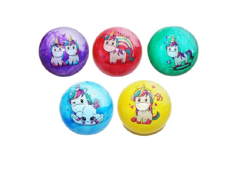 9-Inch Unicorn Labeled Ball