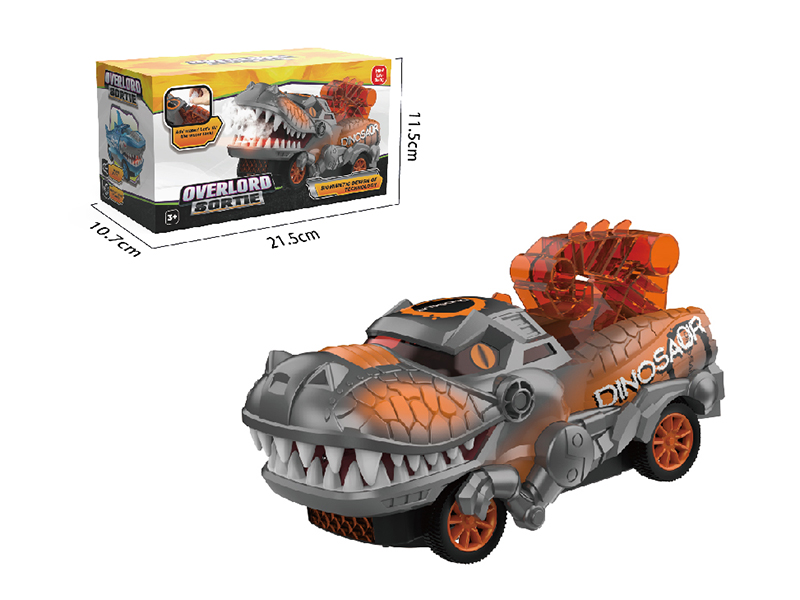 Dinosaur B/O Car With Spray, Music