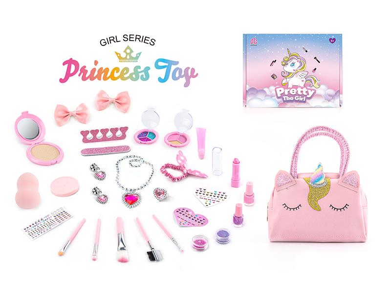Children's Cosmetics Adornment Nail Art DIY Storage Handbag