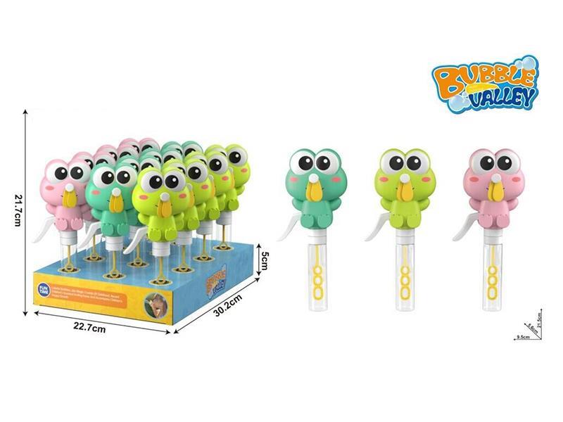 Frog Fan Bubble Stick
