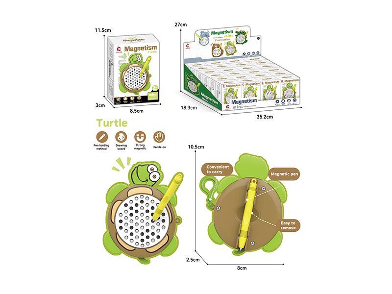 Turtle Magnetic Drawing Board 24pcs