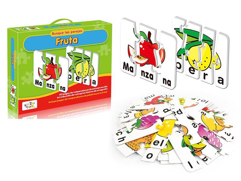 Spanish Fruits Puzzle Game