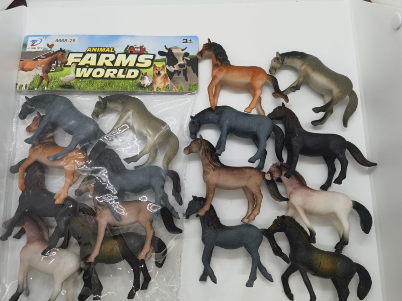 Pvc Simulated Farm Animal 8Pcs