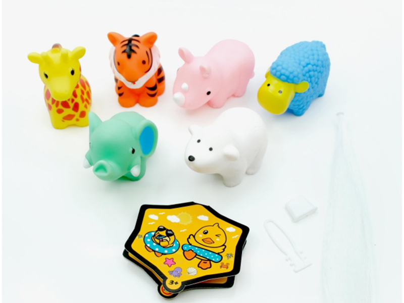 Vinyl Animals With Bb Whistles