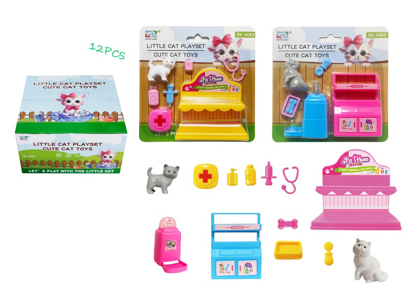 Mini Cat Medical Kit 12 Pieces