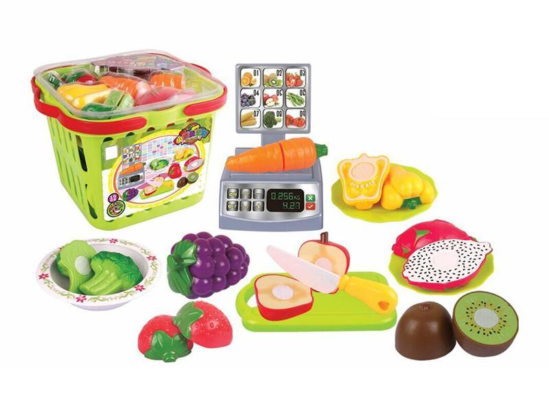15PCS Cutting Toys Basket