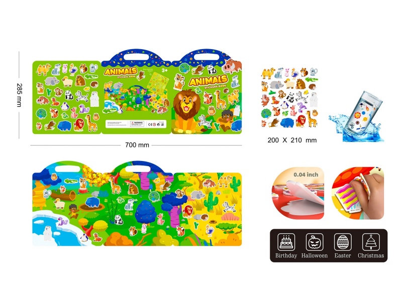 Jelly Sticker Book(Animal World)