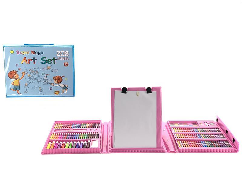 208pcs Coloring Set With Drawing Board