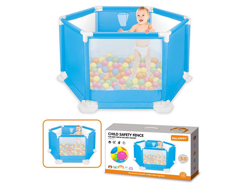 136cm Child Safety Fence With 50 Ocean Balls