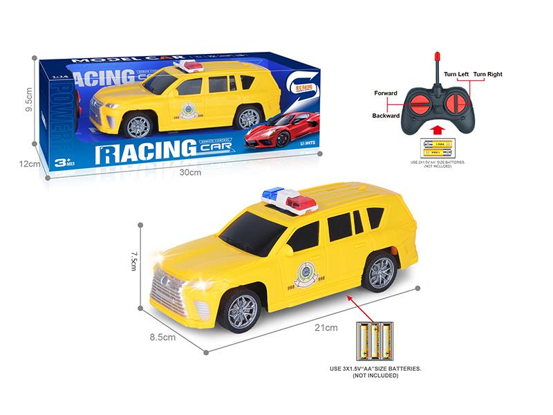 27Mhz 1:16 4-Channel Remote Control Lexus Simulation Fire Police Car With Headlights(Not Included Batteries)
