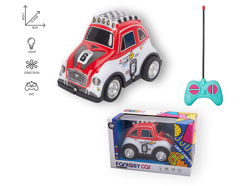 27M 4-Channel Remote Control Cartoon Car(Not Included Batteries)