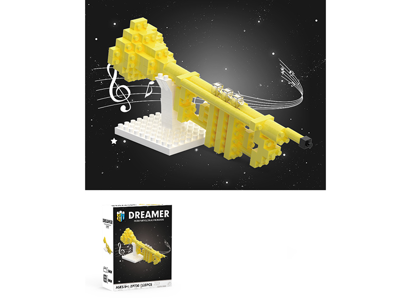 Instrument Series Building Blocks 108 PCS Of Western-Style Pipes