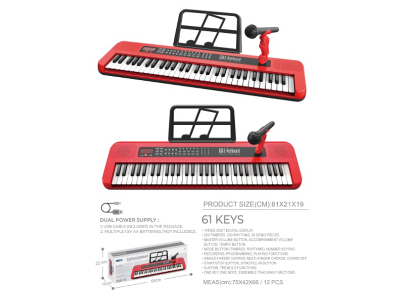 61-Key Electronic Organ