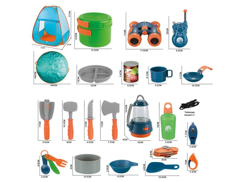 Camping Forest Adventure Set 48pcs