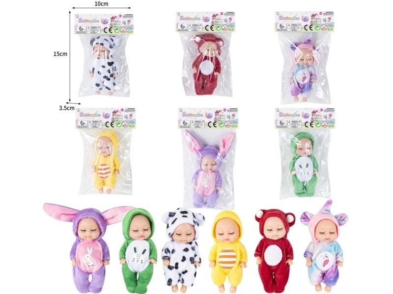 4-Inch Full-Body Sleeping Doll