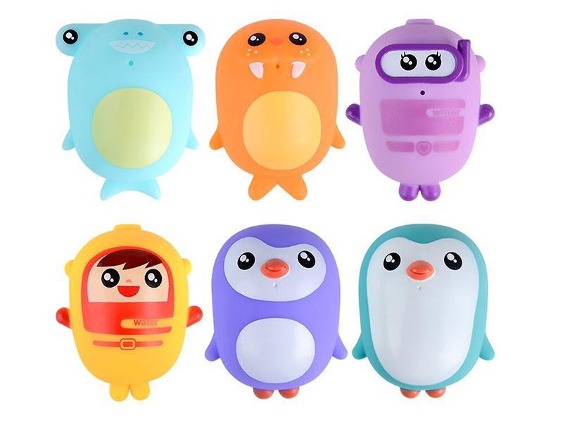 Vinyl Spray Bath Toys 6pcs