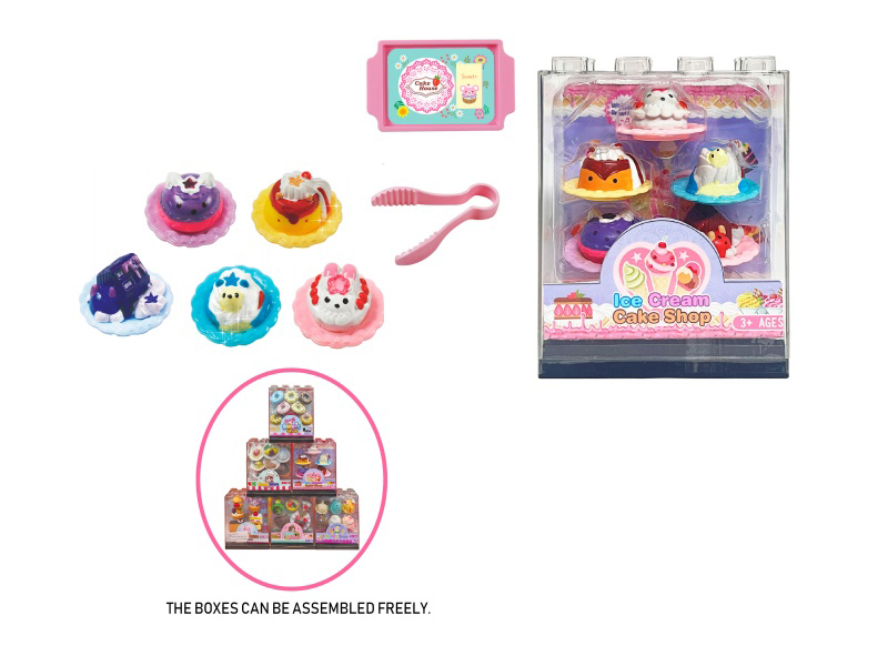 A Wooden Box Ice Cream Cake