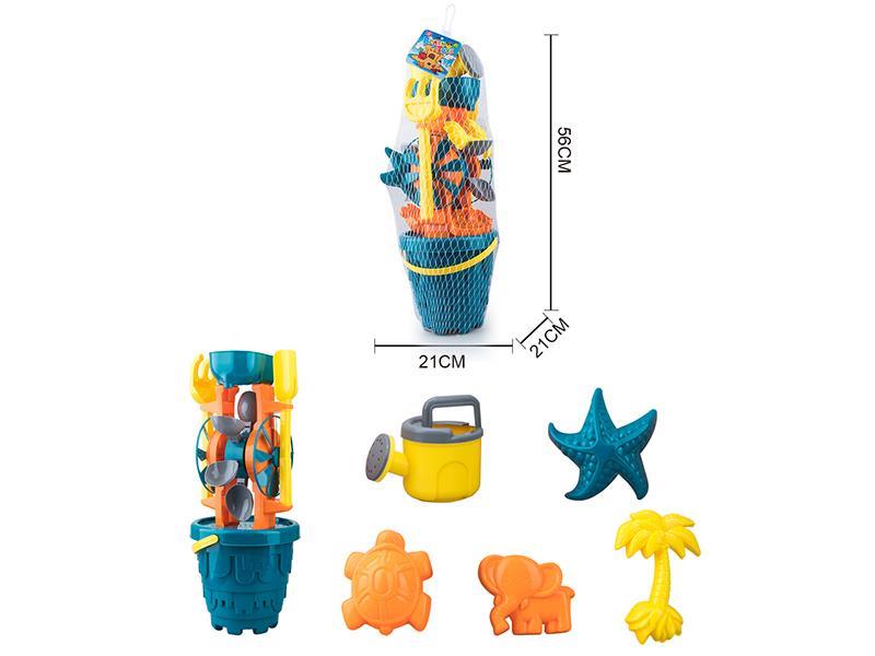 Castle Sand Bucket Hourglass Set