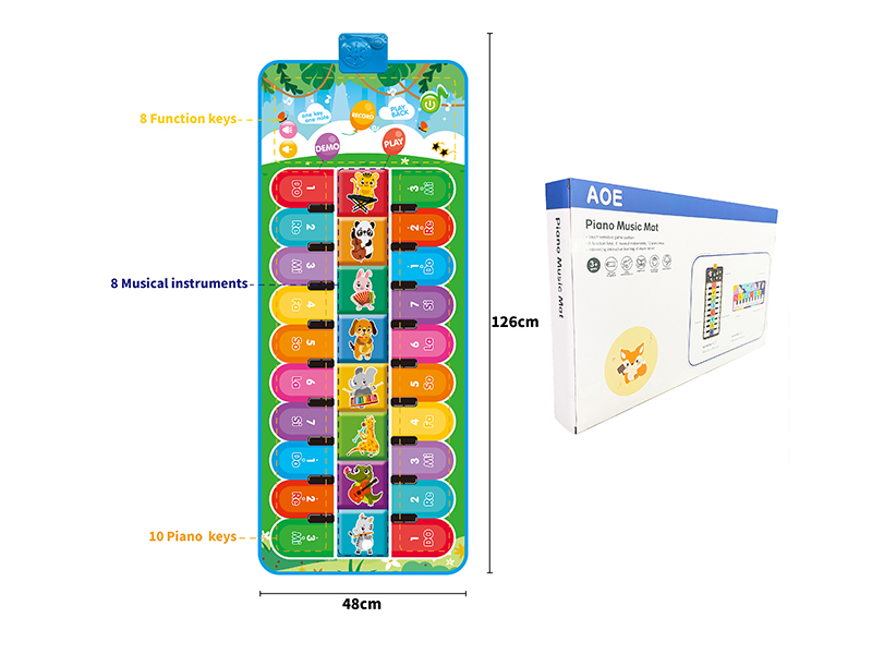 Double-Row Musical Instrument Mat