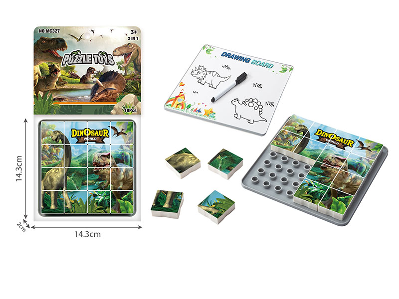 Dinosaur Puzzle Toy Drawing Board