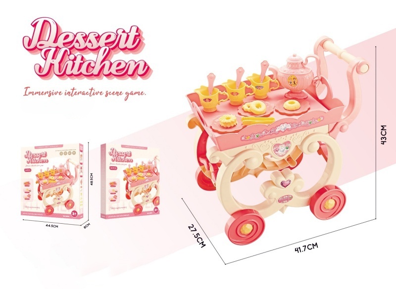 Teapot, Dim Sum, Large Dining Cart