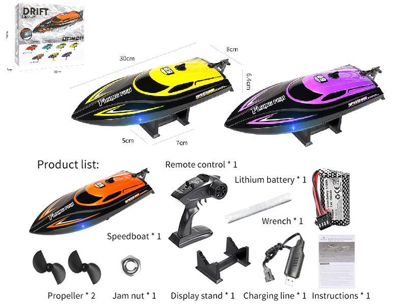 2.4G High Speed Remote Control Speedboat