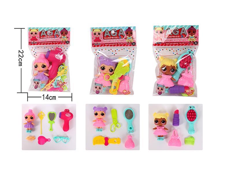 3 Exquisite Ornaments + Dolls
