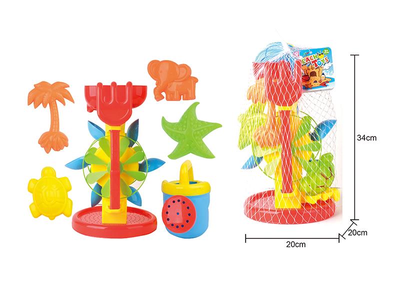 Hourglass Beach Toys Set 6pcs