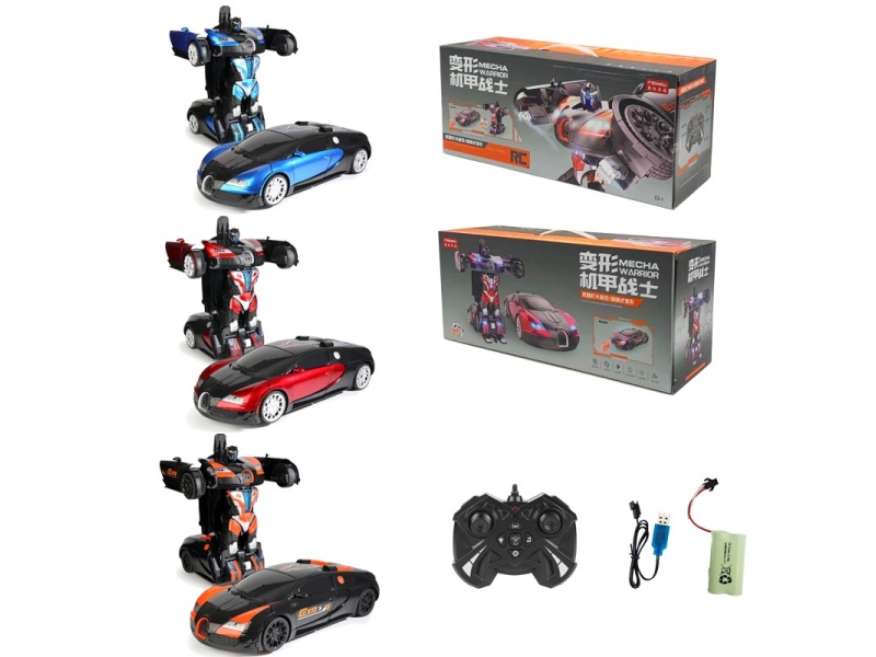 1:10 Bugatti Remote Control Transformation Car