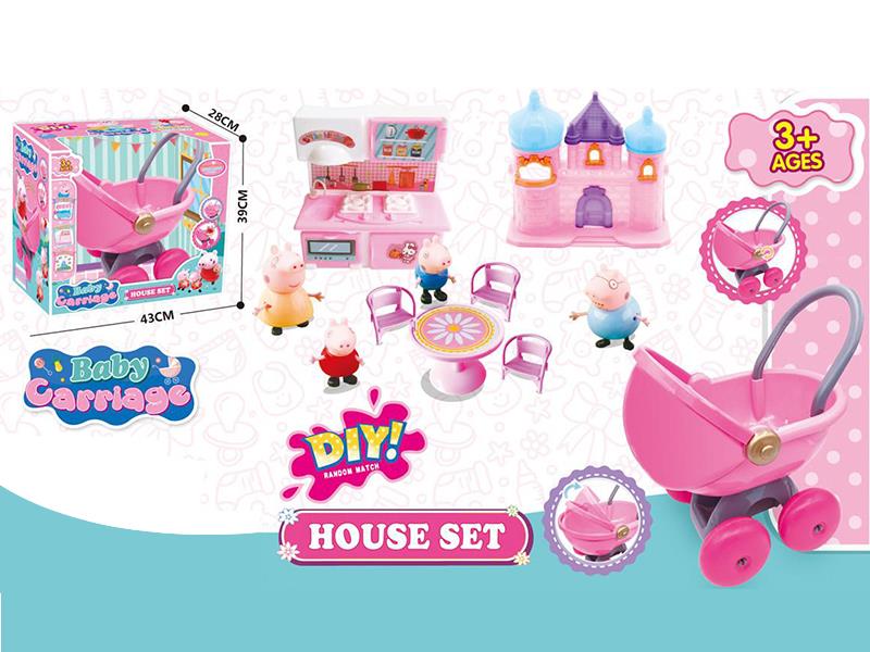 Little Pig Kitchen Villa Pretend Play Toy
