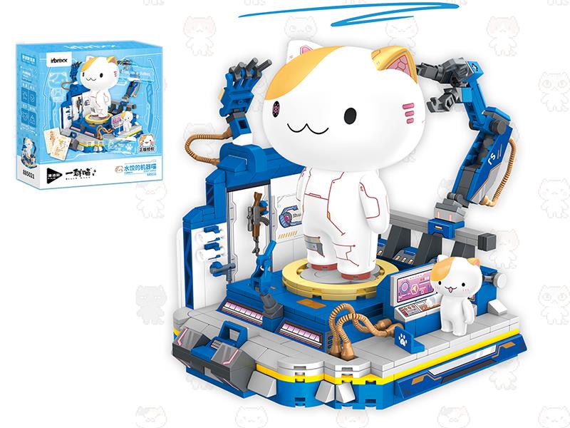 Each Meow Series Building Blocks - Shuijiao's Robot 405pcs