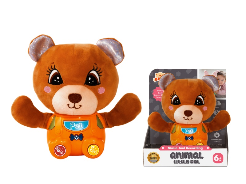Brown Bear Multifunctional Soothe Plush Toys