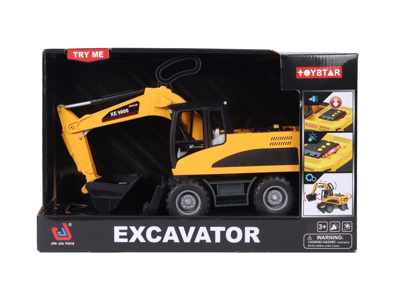 1:10 Excavator (Sound, Light, Multi-Functional)