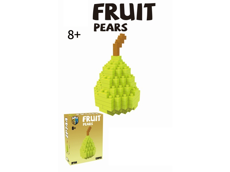 Pear Building Block Fruit Series 128 PCS