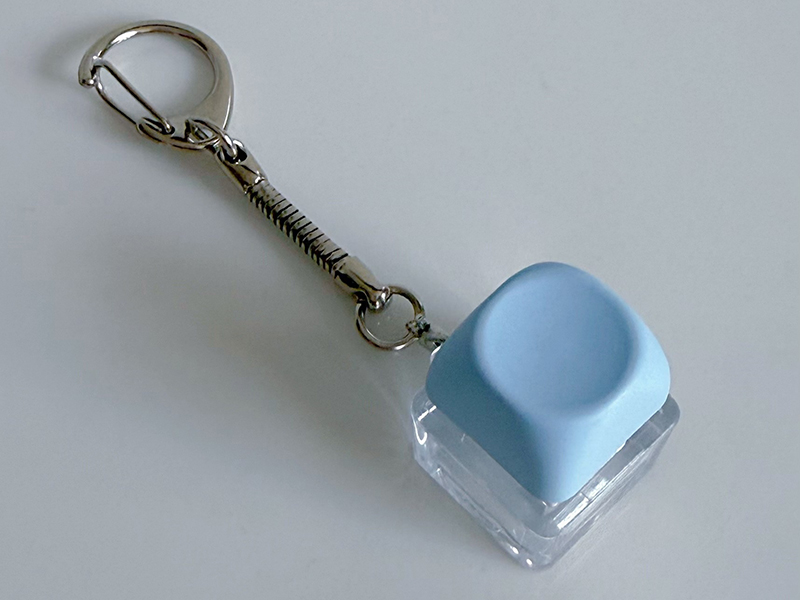 1-Key Keyboard Keychain - With Light