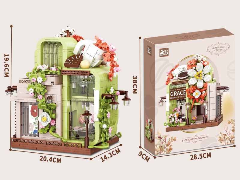 Building Blocks: Encounter Flower House 1307 Pieces