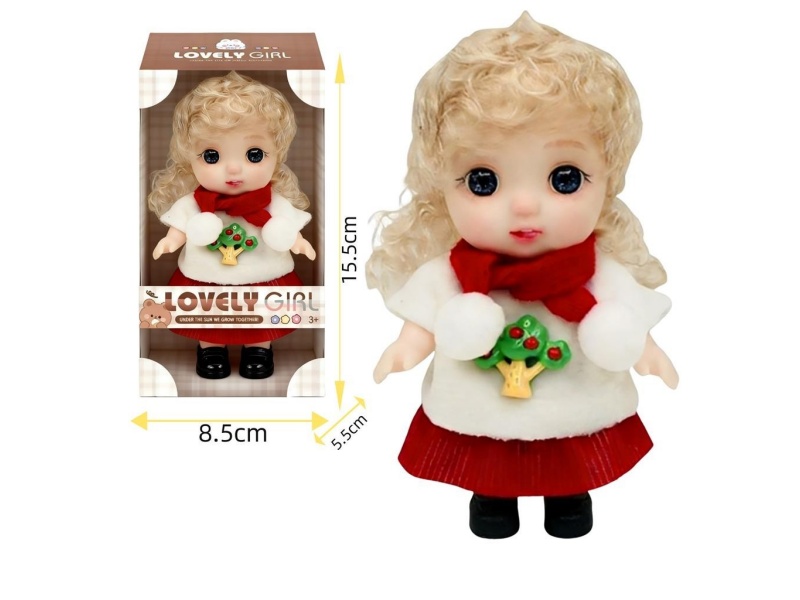 6-Inch 16Cm All-Rubber Eco-Friendly 3D Real Eyeball Cute Kid Peach-Flavored Meatballs