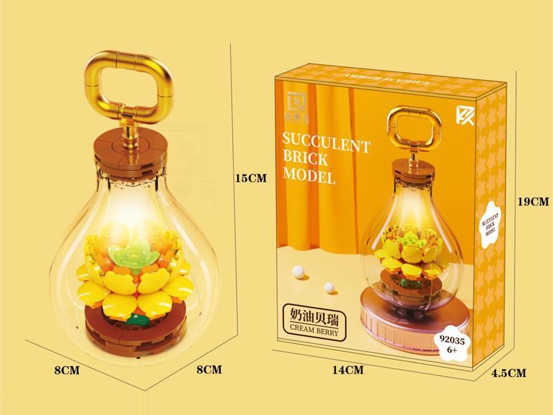 Bulb Succulent - Cream Berry