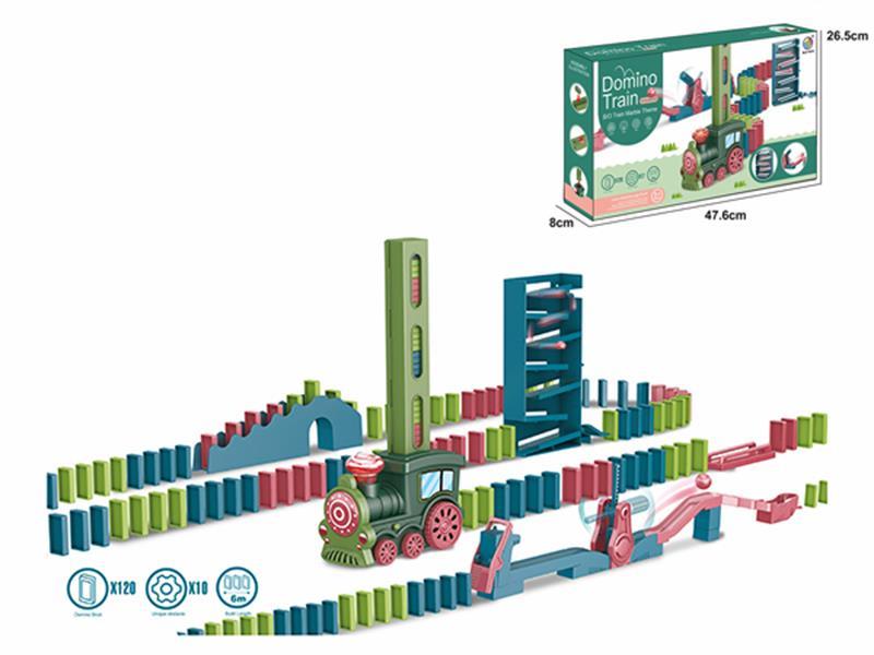 B/O Dominoes Train With Light And Music