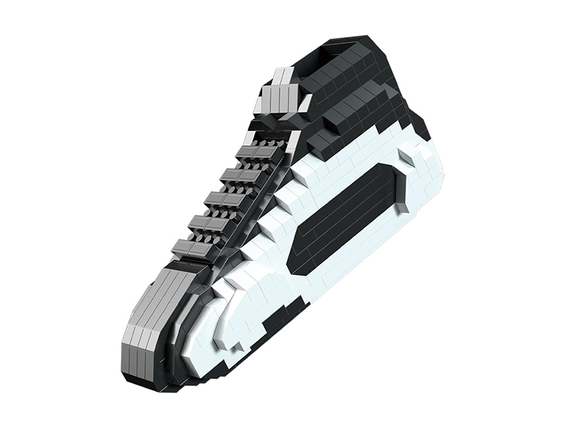 White Mini Football Boots Building Blocks 383pcs