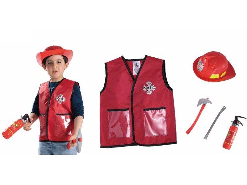 Fire Control Jacket + Plastic Cap Cosplay Costume